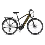 Trekingový elektrobicykel 4EVER Mercury Elite Trek - čierna/zlatá
