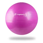 Piłka gimnastyczna do ćwiczeń fitness inSPORTline Lite Ball 45 cm - Fioletowy