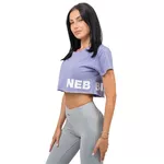 Crop top Nebbia POWERHOUSE 279 - light purple