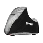 Motoros ponyva Oxford Aquatex černá/stříbrná