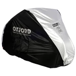 Double Bicycle Cover Oxford Aquatex (Black/Silver)