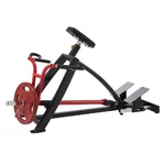 Standing Pull Down/Rowing Machine Steelflex Plateload Line PLSR - Black-Red