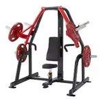 Bench Press Machine Steelflex Plateload Line PSBP - Black-Red