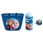 Bicycle Set Frozen (Basket, Water Bottle, Bell) – Blue