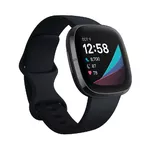 Měřič pulzu Fitbit Sense Carbon/Graphite Stainless Steel