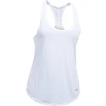 Women’s Running Tank Top Under Armour Threadborne Run Mesh - White/White/Reflective