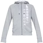 Dámská mikina Under Armour Cotton Fleece WM FZ - Steel Light Heather/White/White