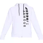 Women’s Hoodie Under Armour Cottom Fleece WM FZ - White/Black