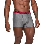 Pánske boxerky Under Armour Tech 3in 2ks - Mod Gray Light Heather