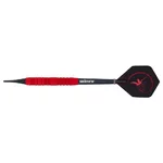 Lotki do darta Unicorn Core Plus Rubberised Brass Red 3 szt.