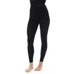 Brubeck Damen-Thermo-Hose - Black/Pink