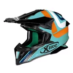 X-Lite X-502 Best Trick Aquamarine Crosshelm - blau-schwarz