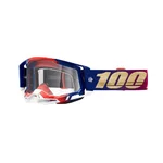 MX Clothing 100% Racecraft 2 United, čiré plexi