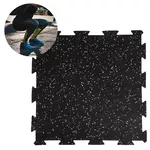 Mata ochronna pod sprzęt inSPORTline Puzeko 50x50x1 cm - Czarno-szary