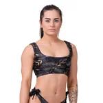 Top damski biustonosz Nebbia Miami Sporty Bralette 554 - Wulkaniczna czerń