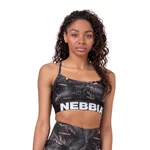 Women’s Bra Top Nebbia Earth Powered 565 - Volcanic Black