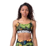 Női sportmelltartó Nebbia Earth Powered 565 - Dzsungel Zöld