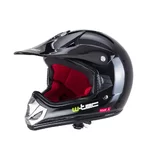 Młodzieżowy kask motocyklowy W-TEC V310 enduro - Czysta czerń