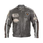 Men's Leather Motorcycle Jacket W-TEC Antique Cracker