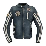 W-TEC Herren Motorradjacke Wildone - blau