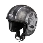 Motorcycle Helmet W-TEC Angeric Grey Star - Grey Star