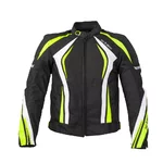 Pánská moto bunda W-TEC Chagalero - Black-Yellow-White