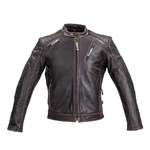 Leather Motorcycle Jacket W-TEC Embracer - Vintage Dark Brown