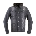 Men’s Summer Jeans Hooded Motorcycle Jacket W-TEC Kafec - Black