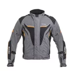 Men’s Motorcycle Jacket W-TEC Brandon - Black-Grey-Orange