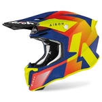 Helma na moto AIROH Twist 2.0 Lift azurová matná