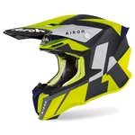 Motorkářská helma AIROH Lift žlutá
