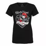 Dámské triko BLACK HEART Bike Girl - černá