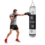 Punching Bag inSPORTline Robkin 150 x 35 cm - Black-White