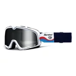 Enduro Goggles 100% Barstow Lucien, stříbrné plexi