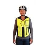 Légzsákos kerékpáros mellény Helite B'Safe - zöldes-sárga