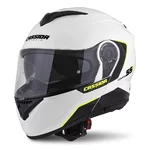 Motorcycle Helmet Cassida Compress 2.0 Refraction White/Black/Fluo Yellow P/J