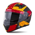 Motorkářská helma Cassida Integral 3.0 DRFT oranžová matná/červená fluo/černá/bílá
