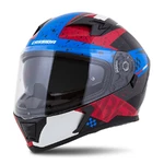Motorkářská helma Cassida Integral 3.0 DRFT modrá perleť/červená/černá/bílá