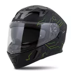 Motorcycle Helmet Cassida Integral 3.0 Hack Vision Matte Black/Green