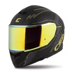 Přilba moto Cassida Integral GT 2.1 Flash černá matná/metalická zlatá/tmavě šedá