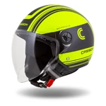 Helma na moped Cassida Handy Metropolis Safety žlutá fluo/černá/reflexní šedá