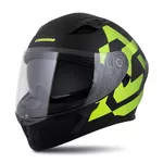 Motorcycle Helmet Cassida Orbit Grind Matte Black/Fluo Yellow