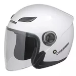 Moto prilba Cassida Reflex Solid - biela