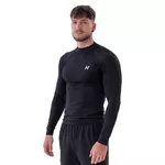 Férfi hosszú ujjú Activewear felső Nebbia 328 - fekete