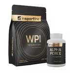 SADA: Protein inSPORTline WPI 700g + Stimulant inSPORTline AlphaForce, 90 kapslí - čokoláda