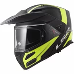 Quad bukósisak LS2 LS2 FF324 Metro Rapid Matt Black Yellow P/J