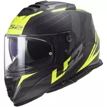 Motorcycle Helmet LS2 FF800 Storm Nerve - Matt Black H-V Yellow