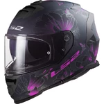 Full-Face Motorcycle Helmet LS2 FF800 Storm II Burst Matte Black Pink