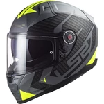 Motocyklová helma LS2 FF811 Vector II Splitter Matt Titan H-V Yellow
