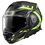 Preklápacia moto prilba LS2 FF901 Advant X Carbon Future H-V Yellow P/J